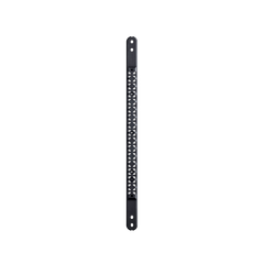 A black GearMate SteadySpine, which is a glass-filled nylon spine with adjustable bracket positions for bike rack storage.