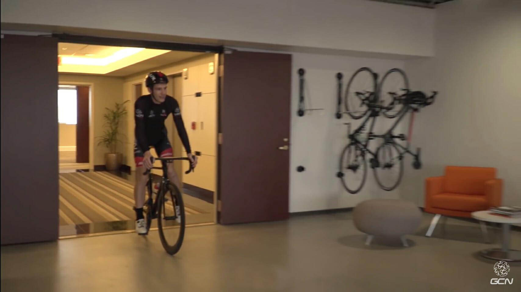 Steadyracks in Zwift HQ