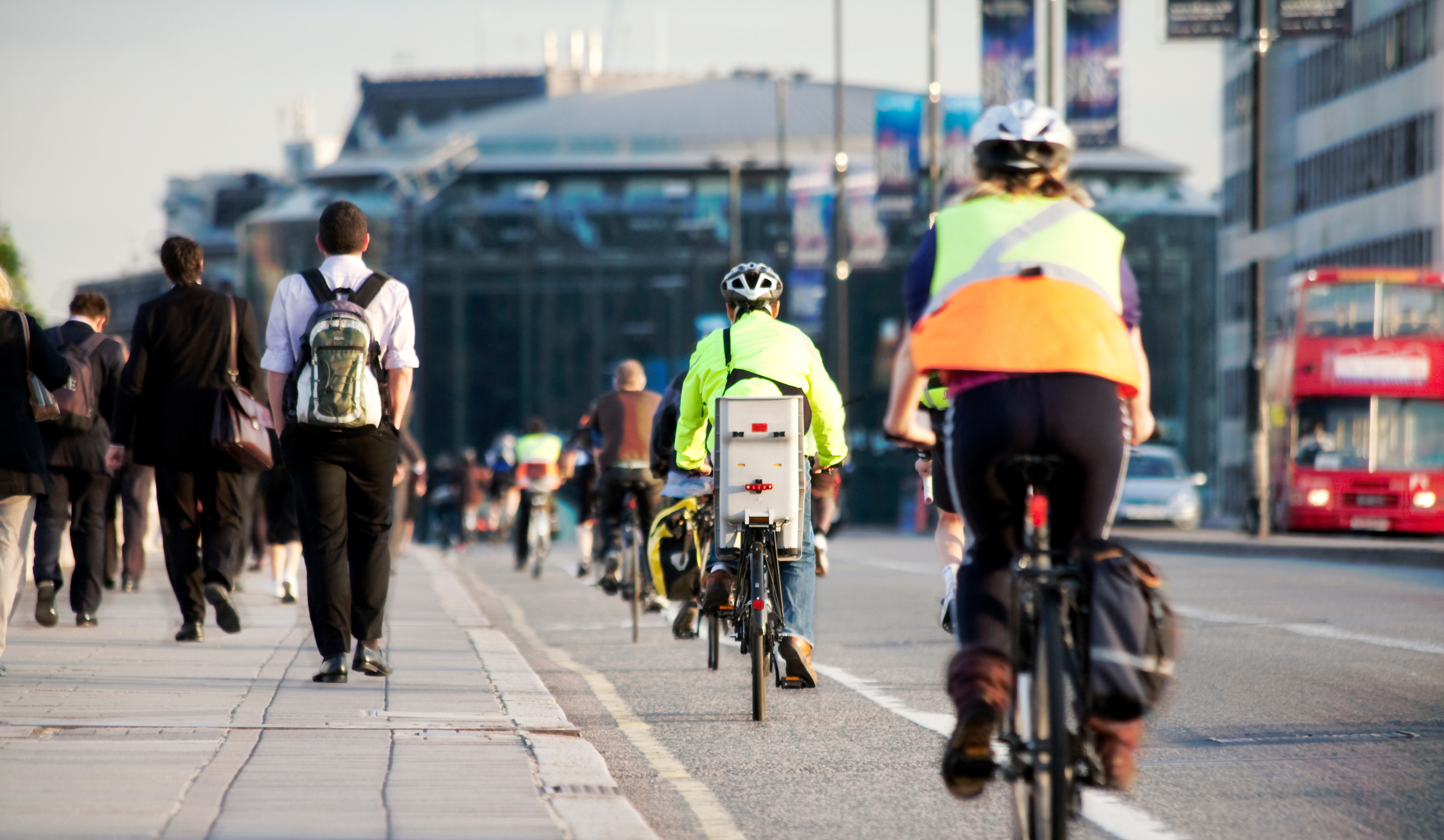 Benefits of cycling to work