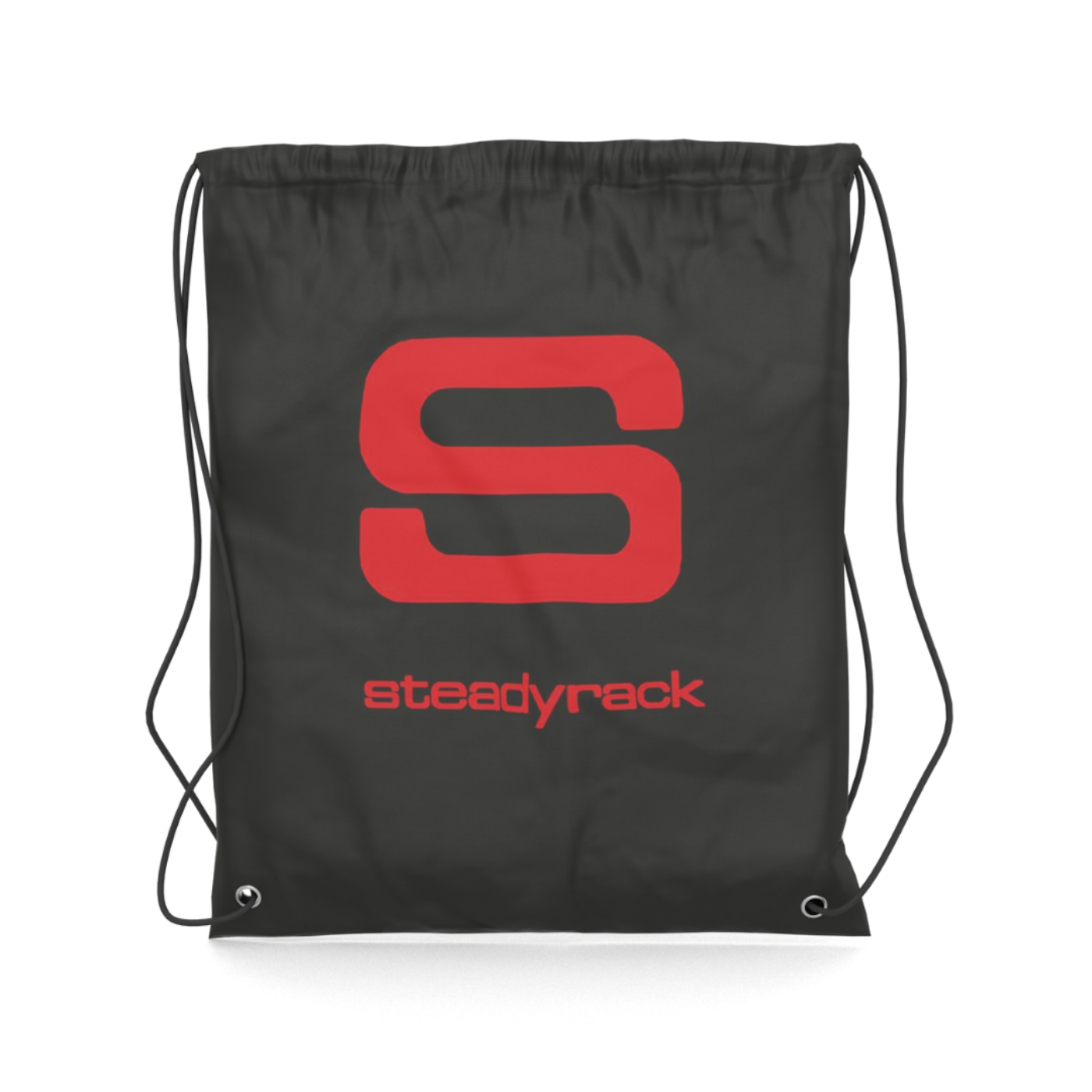 Steadyrack Black Drawstring Bag