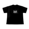 Black t-shirt with 'Rack Magic' logo on a white background