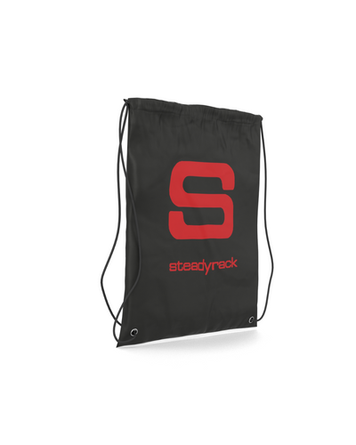 Steadyrack Black Drawstring Bag